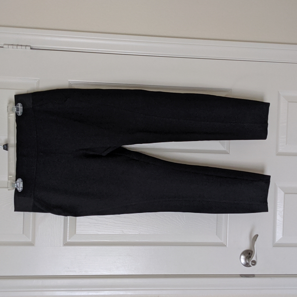 Black legging style slacks